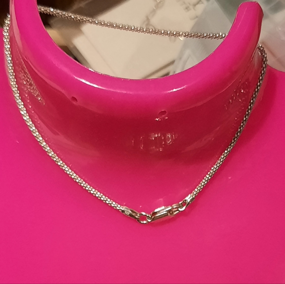 Genuine Solid Sterling Silver Popcorn Chain Bracelet 7.5"